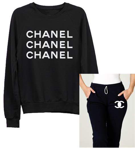 chanel plus size sweat suit|chanel clothing line.